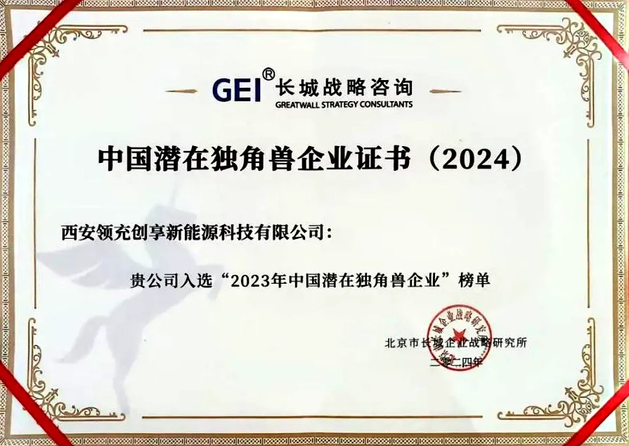 公司已投項目領充創(chuàng)享成功入選“2023年中國潛在獨角獸企業(yè)”榜單